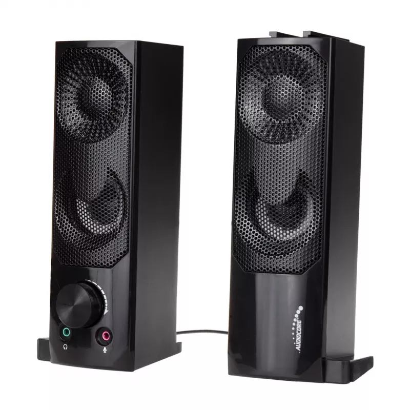 2v1 PC reproduktor Soundbar pre počítač s RGB LED podsvietením, stereo, gaming, USB 2 x 3W AUX 3,5 mm