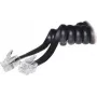 S/CONN 2m RJ10 čierny transparentný ShiverPeaks