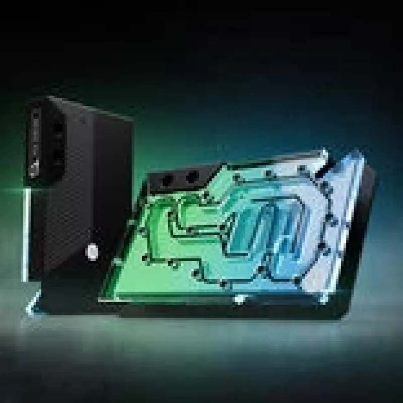 GPU vodný blok ek water blocks EK-Quantum Vector³ FE RTX 5090 — akrylová vrchná časť