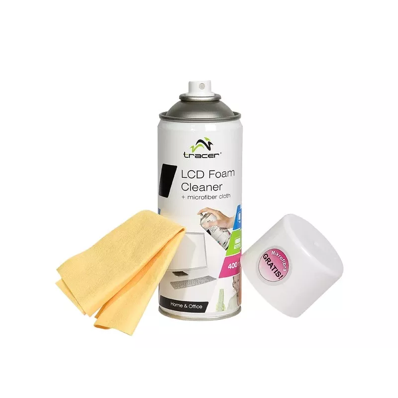 Čistič na LCD penou 400 ml + mikrovláknová utierka