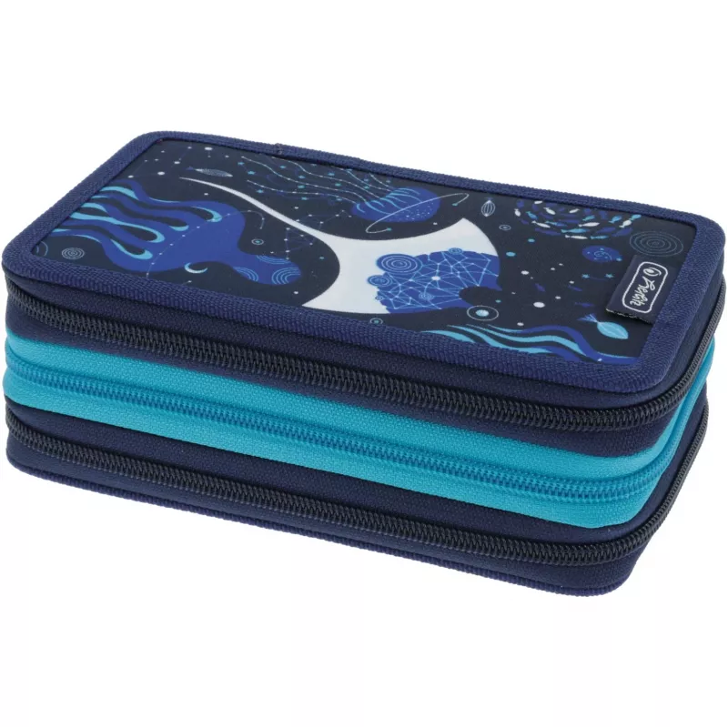 Herlitz TriCase Deep Ocean 31 ks modrá polyester 190x70x115 mm