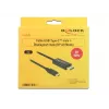 DeLOCK 85256 Videokábel adaptér 2 m USB Type-C DisplayPort čierny