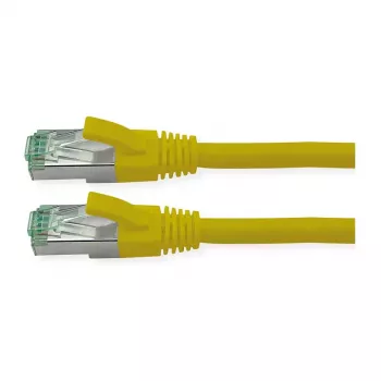 Sieťový kábel ROLINE Recycled Material 21.45.3226 RJ-45 Cat6a 7 m žltá