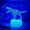 Stolná LED lampa MANTA SNL117RGB RGB 3D dinosaurus svetelná dekorácia