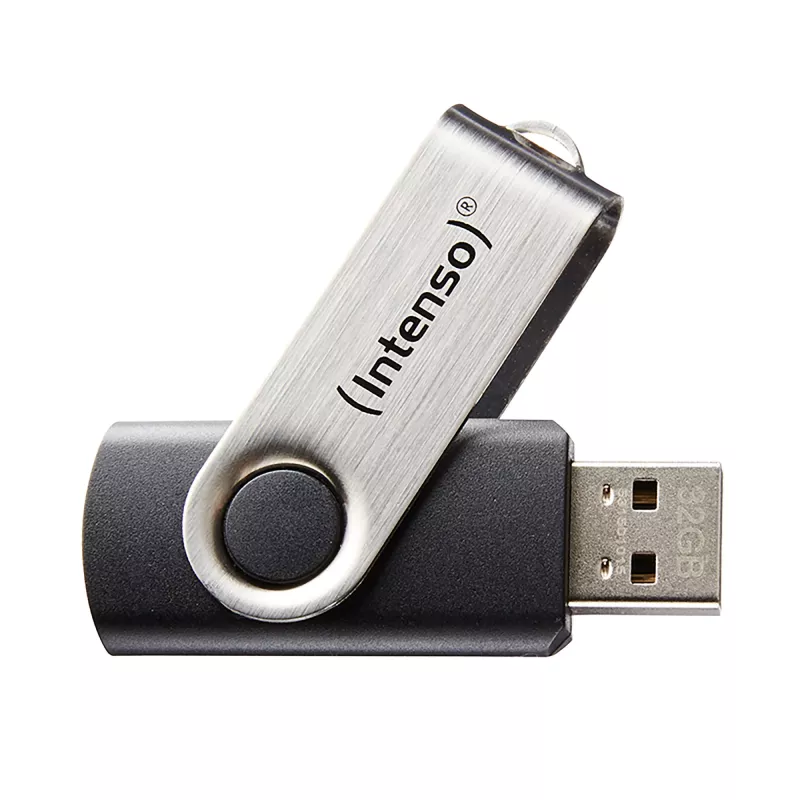 USB flash disk Intenso 32GB USB Type-A 2.0 čierny strieborný