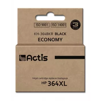 Atramentová kazeta ACTIS KH-364BKR kompatibilná s HP 364XL čierna, 20 ml pigmentový atrament, štandardná výťažnosť, 550 strán