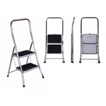 Krause skladacia stolička Toppy XL strieborná