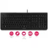 CHERRY KC 1000 klávesnica kancelárska USB QWERTY španielska čierna