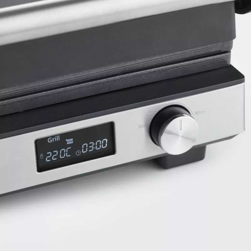 Kontaktný gril Severin KG 2380 čierny strieborný 2000W nerez