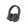 Drôtový binaurálny headset NATEC Rhea s mikrofónom na ramienku, 3,5 mm konektory, 2,2 m kábel, 32 Ω impedancia