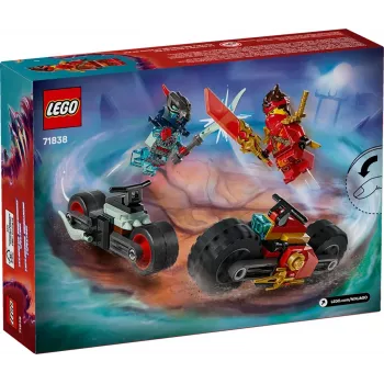 LEGO stavebná sada NINJAGO 71838 Kaiho motorkové rýchlostné preteky — 79 dielov, 2 minifigúrky, vek 6+, rozmery 40×30×90 mm