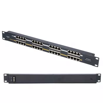 Extralink PoE injektor 16 port 16x 100Mb/s RJ45, Rackmount