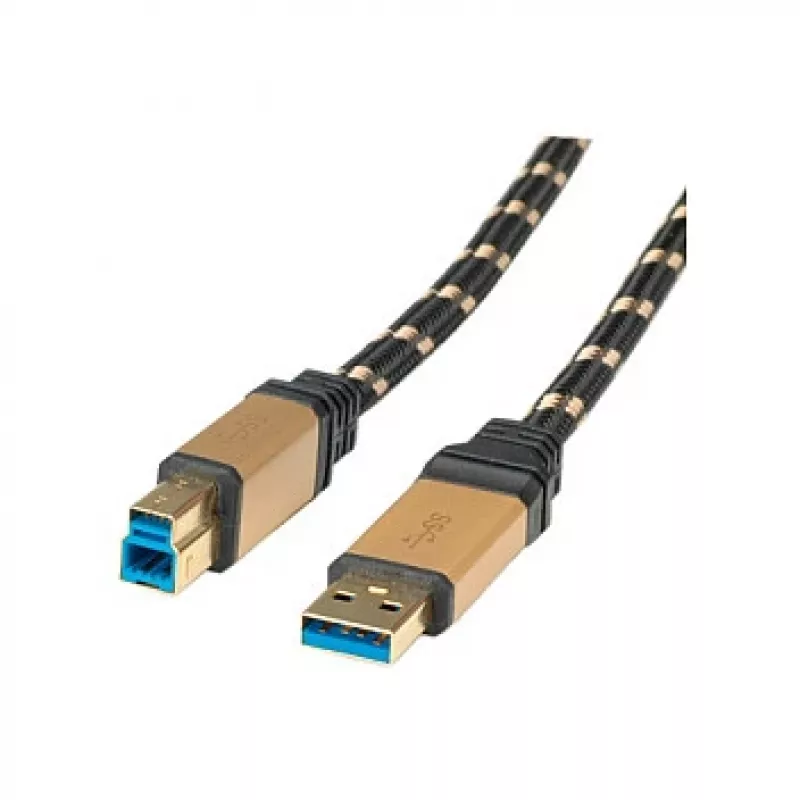 ROLINE Gold - USB kábel - USB Type-A (M) na USB Type-B (M)