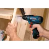 Bosch GSR 12V-15 Professional 650 g čierna, modrá, červená, strieborná