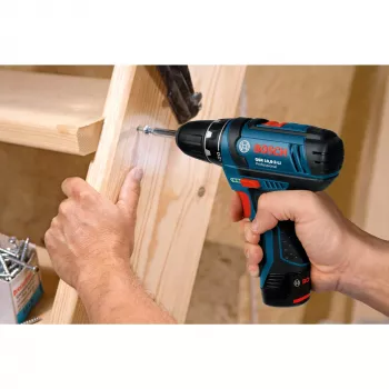 Bosch GSR 12V-15 Professional 650 g čierna, modrá, červená, strieborná