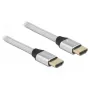 Delock - Ultra High Speed - HDMI kábel - HDMI samec na HDMI samec - 50 cm - trojitá izolácia - strieborná - pozlátené kontakty, podporuje 8