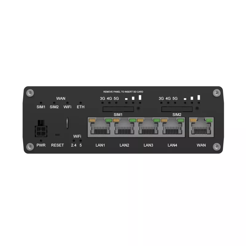 5G router Teltonika RUTM52, 5x GbE, Dual-SIM, eSIM, Wi-Fi 5