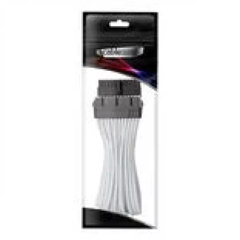 CableMod Pro ModMesh 24-Pin-ATX predlžovací kábel, 30 cm - biely