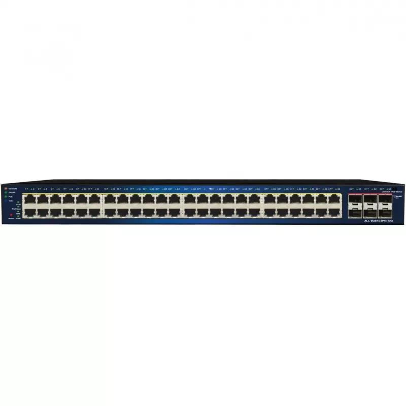 Managed PoE switch ALLNET ALL-SG8454PM-10G so 48+6 PoE portami a 10G uplinkami