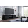 Topeshop RTV140 CZARNY TV stojan 2 police