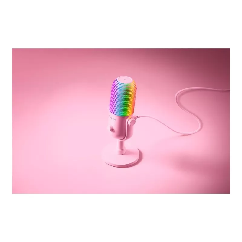 Razer Seiren V3 Chroma ružový PC mikrofón
