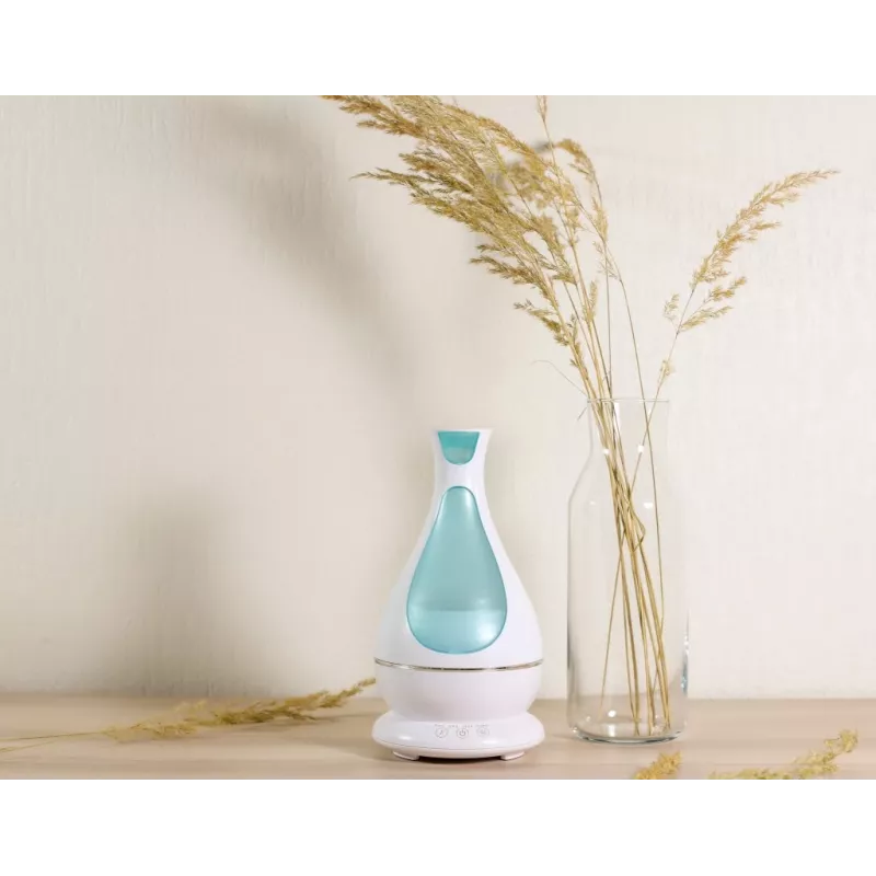 Minimu aróma difúzor s LED svetlom, 400 ml, biely