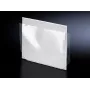 Kryt puzdra Rittal SZ 2512.000, transparentný/biely, jednodielny ochranný panel