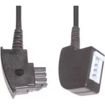 Telefónny kábel e+p T 24 6 m čierny