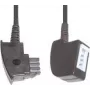 Telefónny kábel e+p T 24 6 m čierny
