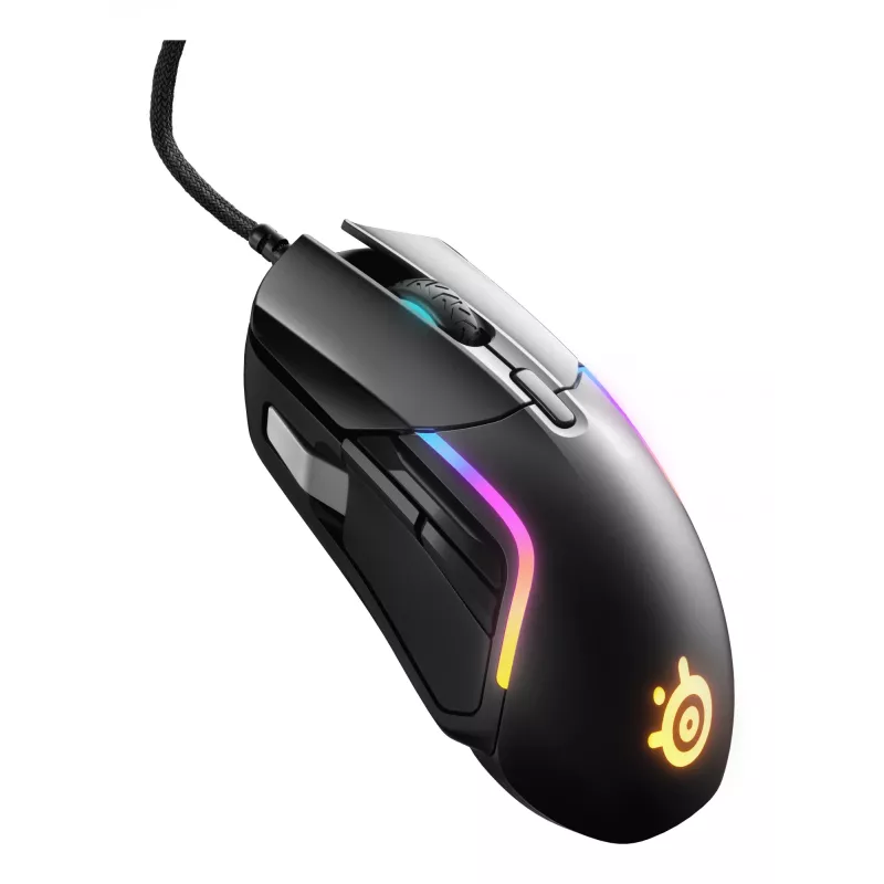 SteelSeries Rival 5 herná myš, čierna, 18000 DPI, USB