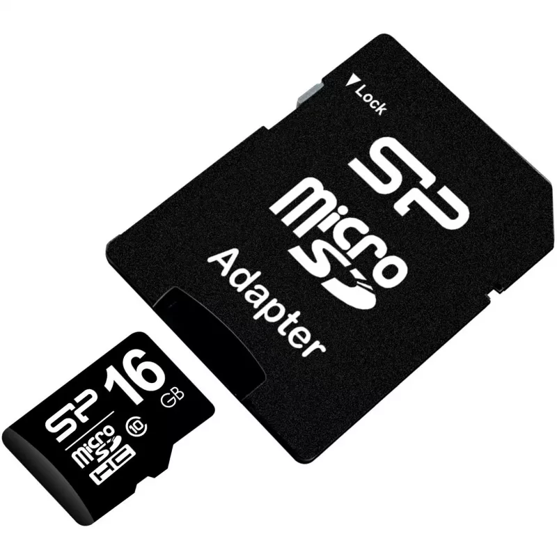 MicroSDHC pamäťová karta Silicon Power 16GB Class 10 UHS-I U1 40 MB/s, vodotesná, čierna