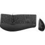 Perixx PERIDUO-505B, DE, sada klávesnice a myši, USB kábel, ergonomická, čierna (PERIDUO-505B)
