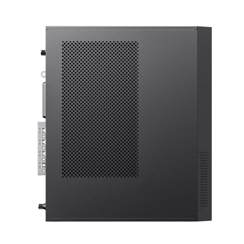 Akyga AK-302-01BL SFF PC skriňa, Micro-ATX / Mini-ITX, USB-C + 2x USB 3.0 + USB 2.0, bez napájacieho zdroja, čierna