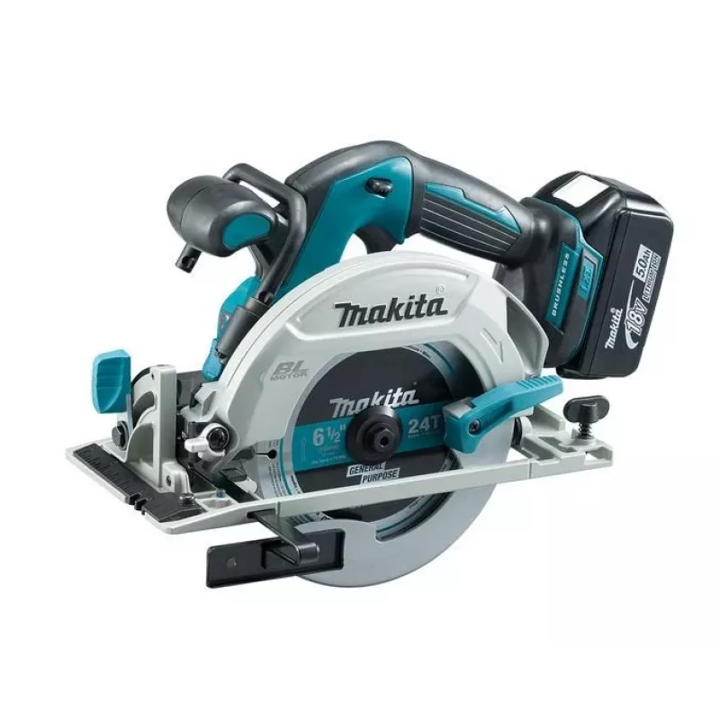 Makita DHS680RTJ ručná kotúčová píla 16,5 cm čierna, sivá, tyrkysová 5000 ot/min