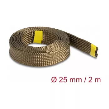 Káblový plášť DeLOCK 20889 hnedý bazaltové vlákno 2,5 cm