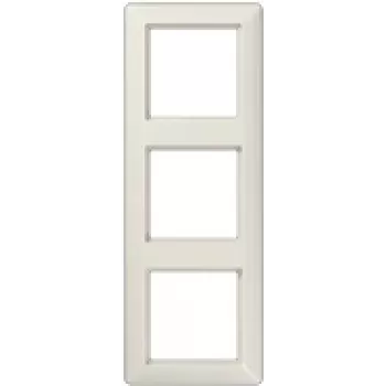 Kryt pre vypínače/zásuvky JUNG AS 583 slonovina – duroplast, 80,5×222,5 mm