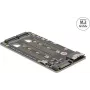 DELOCK SFF-8654 8i na 2x M.2 Key M NVMe SSD konvertor, model 64295