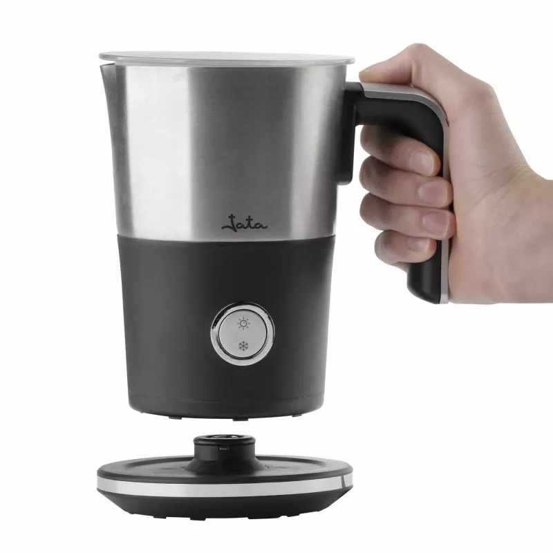Automatický šľahač mlieka JATA JECL1900 čierna nerez 150 ml 550W