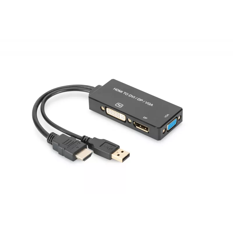HDMI 3in1 adaptér Digitus AK-330403-002-S