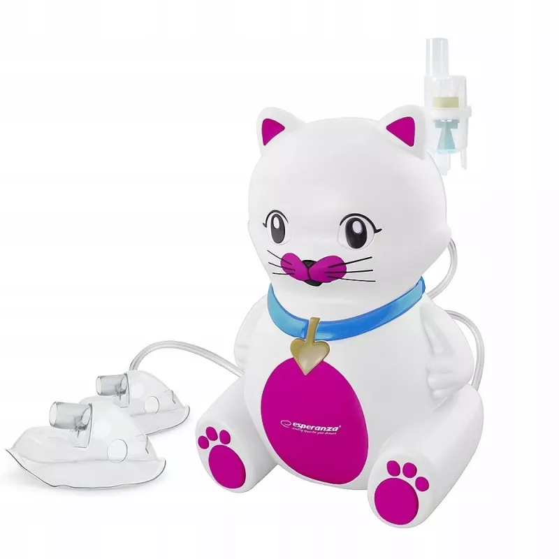 Esperanza KITTY ECN003 kompresorový inhalátor, biely