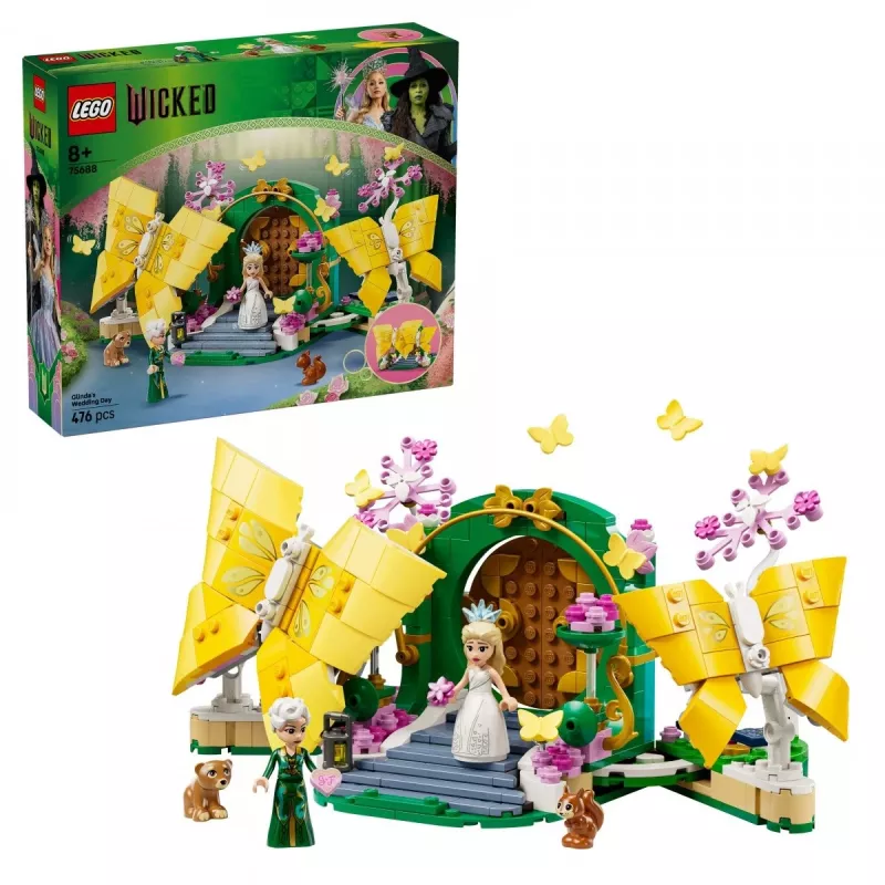 LEGO stavebnica Wicked 75688 Glindans Hochzeitstag — tematická sada, model 75688