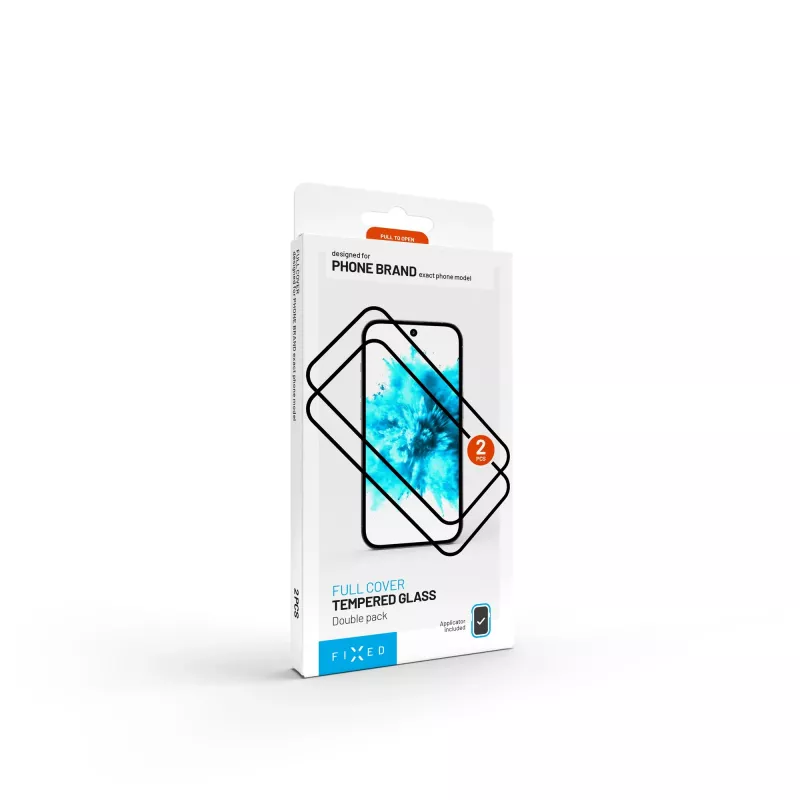 Tvrdené sklo Screen Protector FIXED Full Cover 2.5D pre Samsung Galaxy S26 Ultra, 2 kusy, čierna