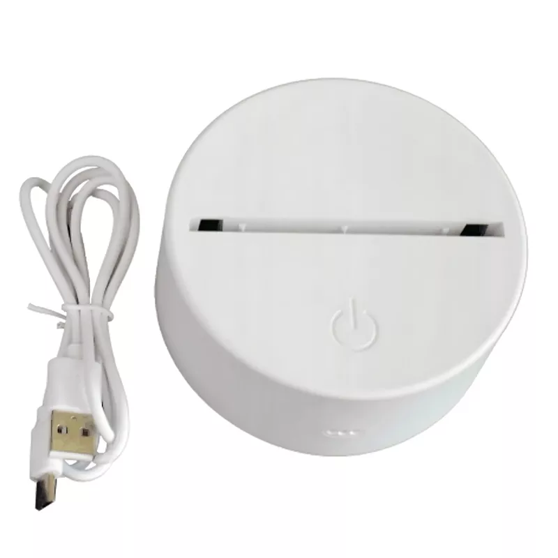 Nočná lampa Extralink HOME 3D srdce optická ilúzia nočná lampa USB
