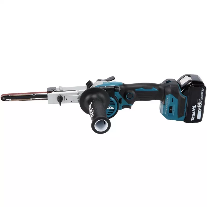 Makita DBS180Z akumulátorový pásový pilník, 18 V, čierna/modrá (bez akumulátora)