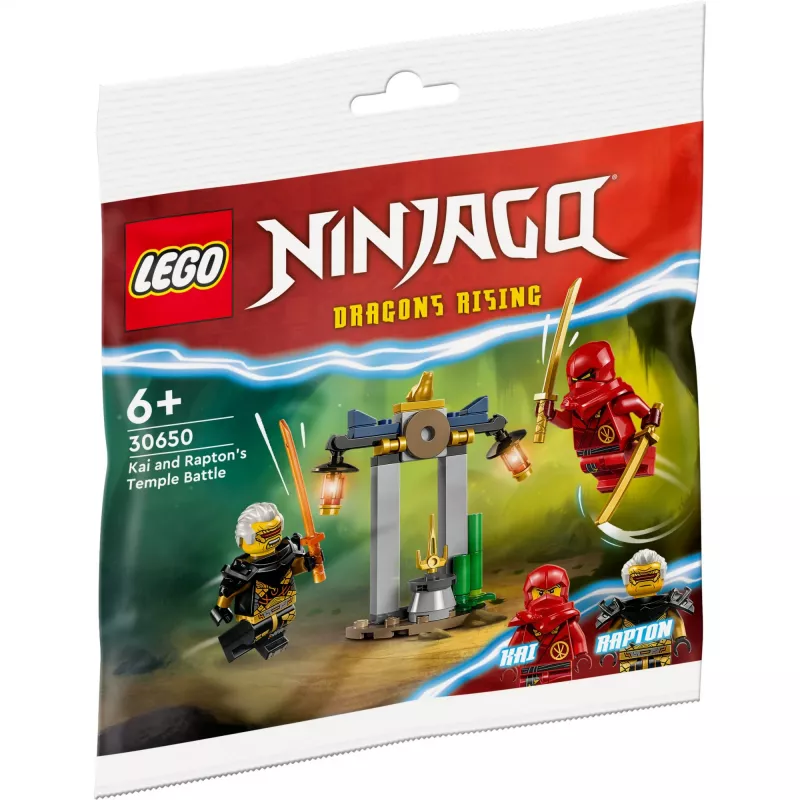 30650 Ninjago Kais a Rapton súboj v chráme, stavebnica Polybag