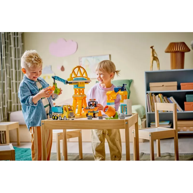 LEGO DUPLO 10476 3-in-1 Stavenisko a vozidlá