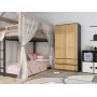 Topeshop SZAFA MALWA AN/AR K spálňová šatníková skriňa 5 políc 2 dvere