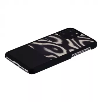 Puzdro na smartphone man and wood pre iPhone 11 Pro – leopard čierne ochranné puzdro