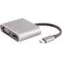 Laptop dock S/CONN 14-05026 káblový USB 3.2 Gen 1 Type-C sivá