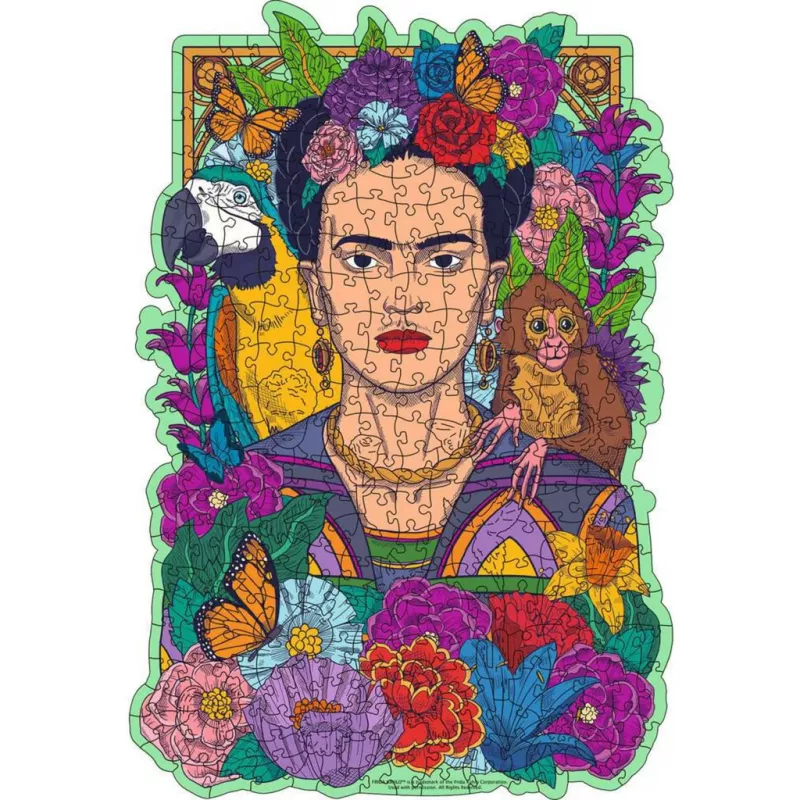 Puzzle Ravensburger Frida Kahlo – 300-dielikové drevené puzzle